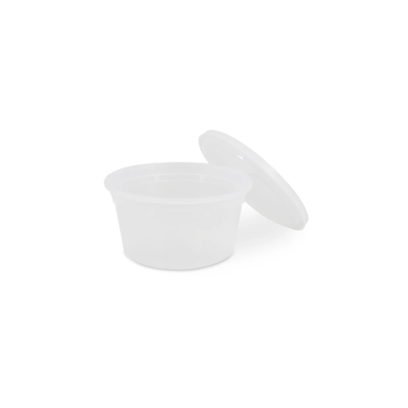 12oz Round Deli Container With Lid - Value+, Case