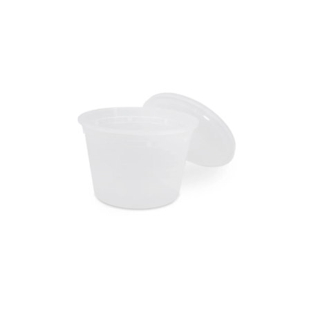 16oz Round Deli Container With Lid - Value+, Case