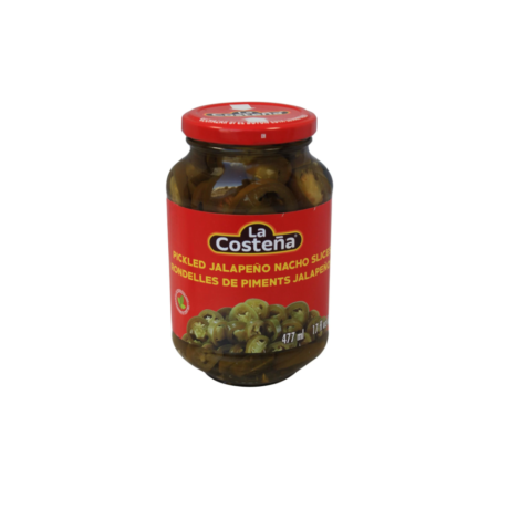 La Costena Pickled Jalapeno Nacho Slices - 12 x 477ML, Case
