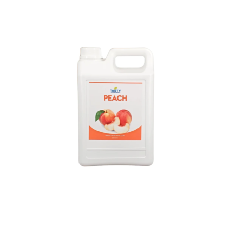 Tasty Peach Flavoured Syrup - Case