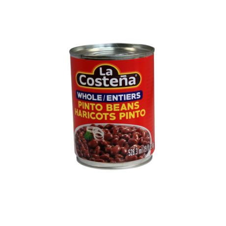 La Costena Whole Pinto Beans - 12 x 528ML, Case