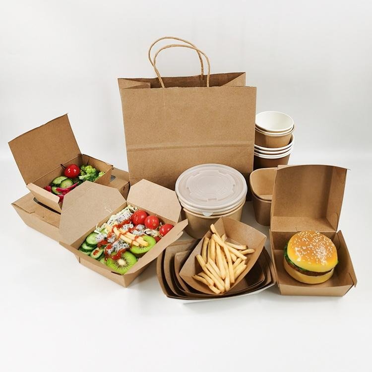 Restaurant packaging for food delivery and takeout orders