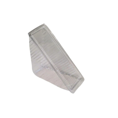 Hinged Wedge Sandwich Container - 6.5" x 1.9" x 3", Value, Case